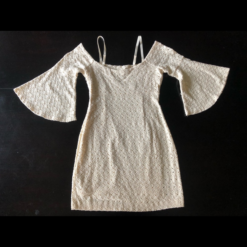Free People Romantic Ivory Lace Dress
